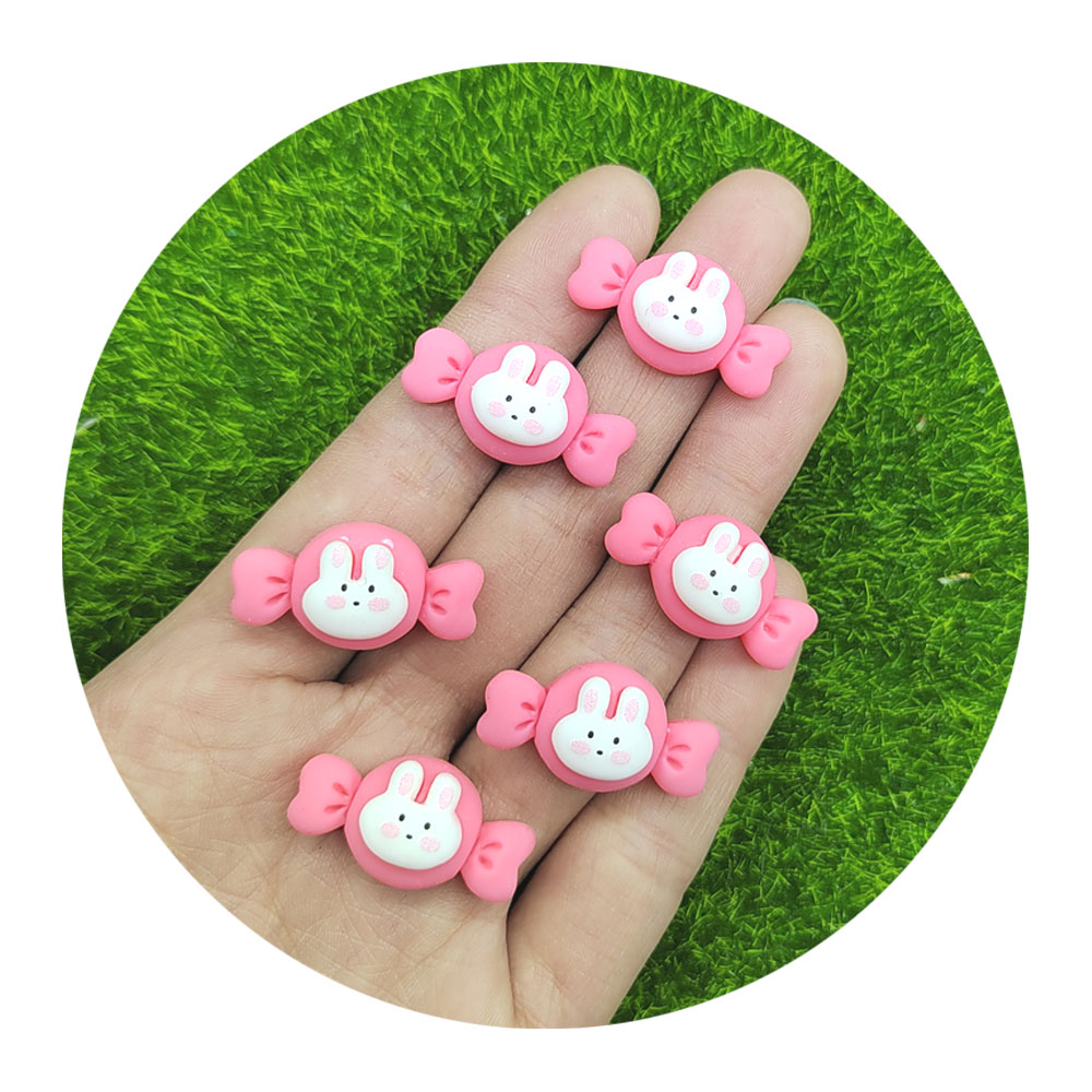 Embellishments For Scrapbooking - 20/50/100 sztuk wielkanocna żywica Mini królik