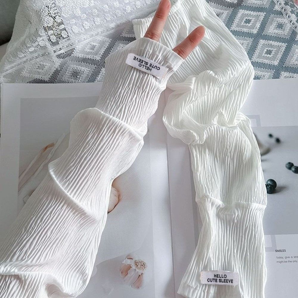 Elastic Lace Trim - Oddychające koronkowe rękawki chroniące przed słońcem,