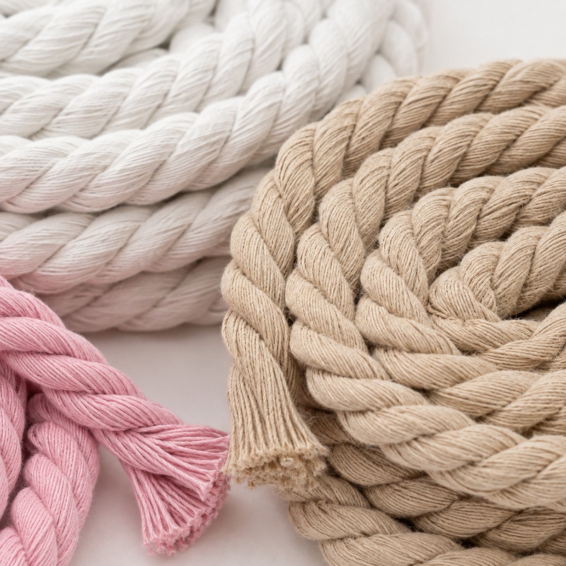 Cord Trim Twisted - 5M 5-20mm Bawełniana Skręcona Sznurka do