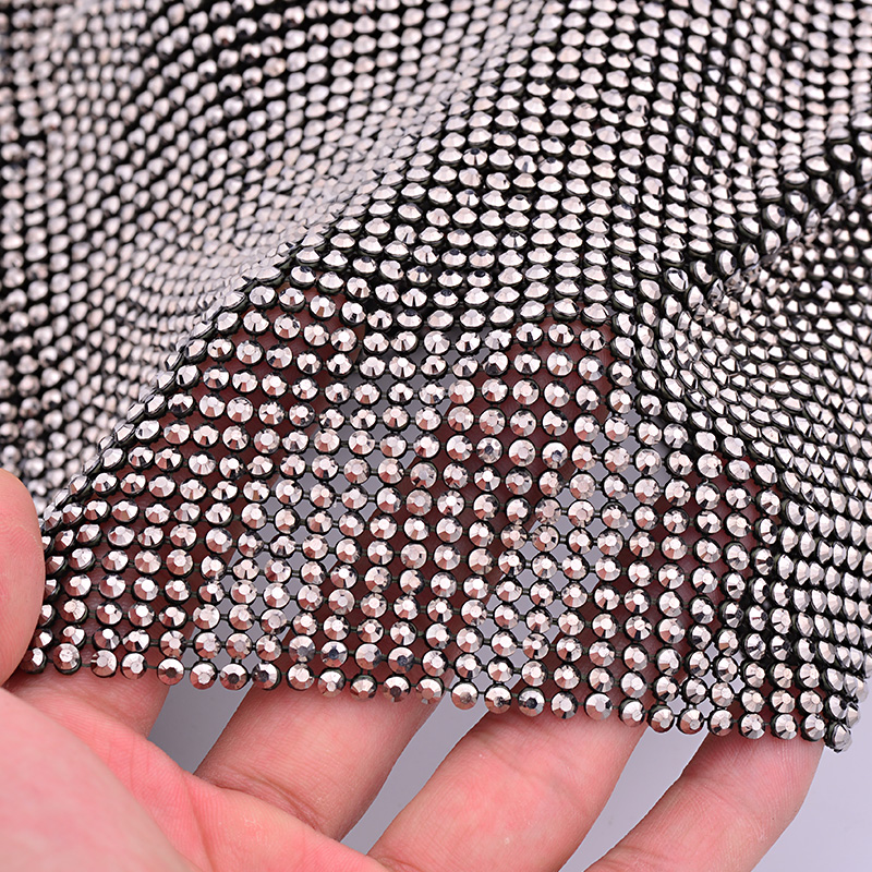 JUNAO 45*120cm czarne złoto kr – Hotfix Rhinestone Sheet recenzja i cena