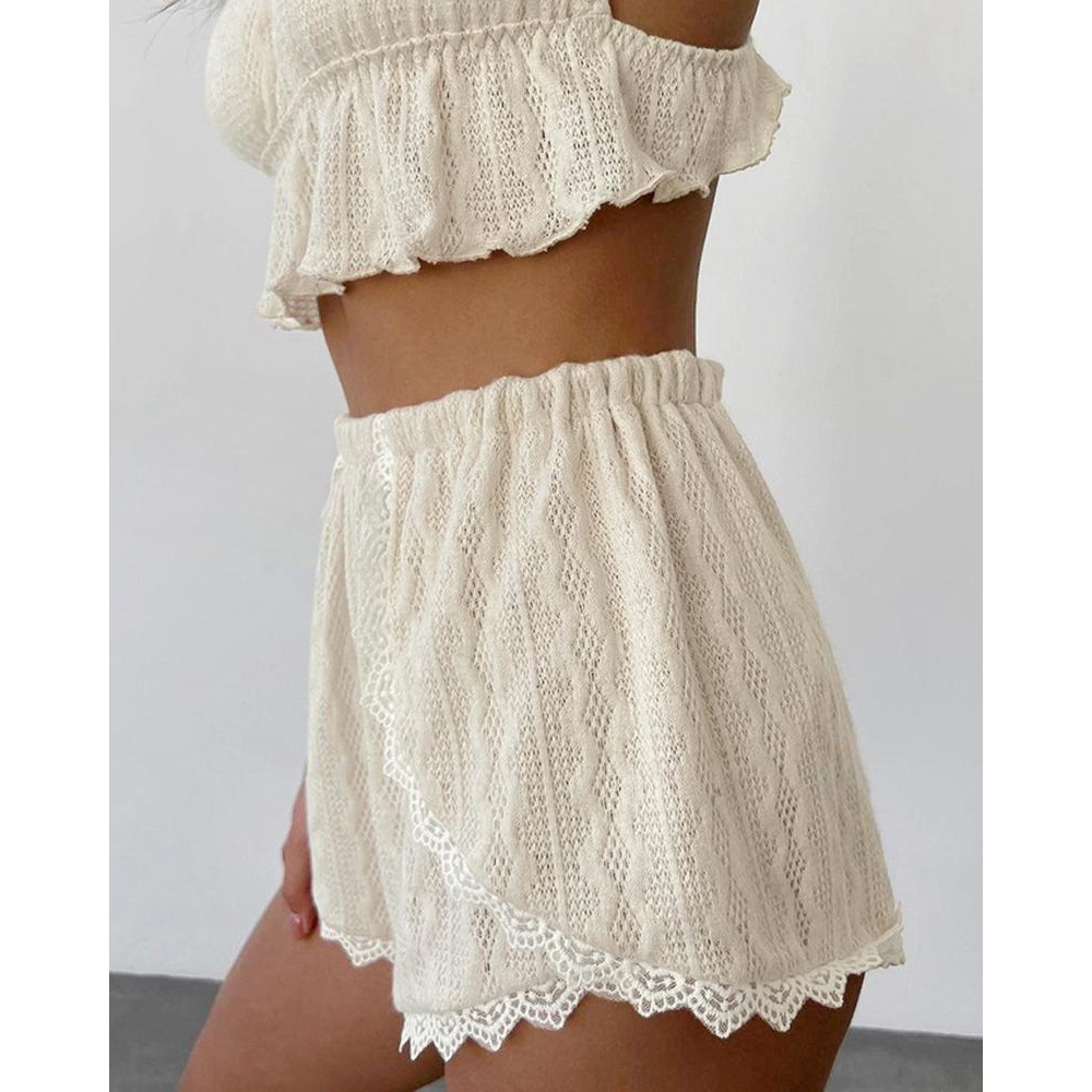 Koronkowe wykończenia Ruffle H – Elastic Lace Trim recenzja i cena