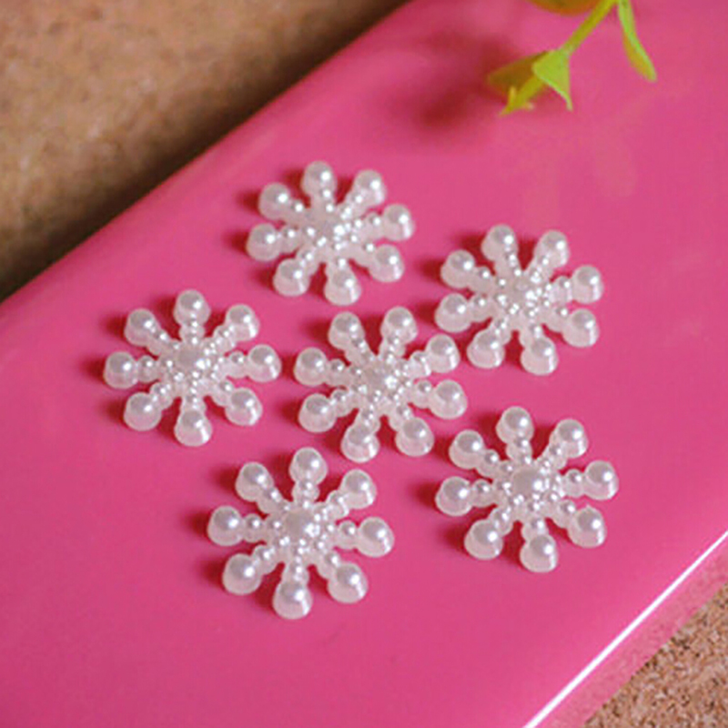100 sztuk White Pearl żywica S – Craft Embellishments recenzja i cena