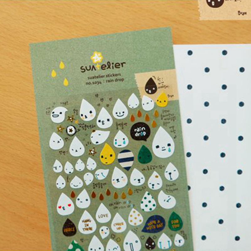 Korea Suatelier Naklejki Kropl – Embellishments For Scrapbooking recenzja i cena