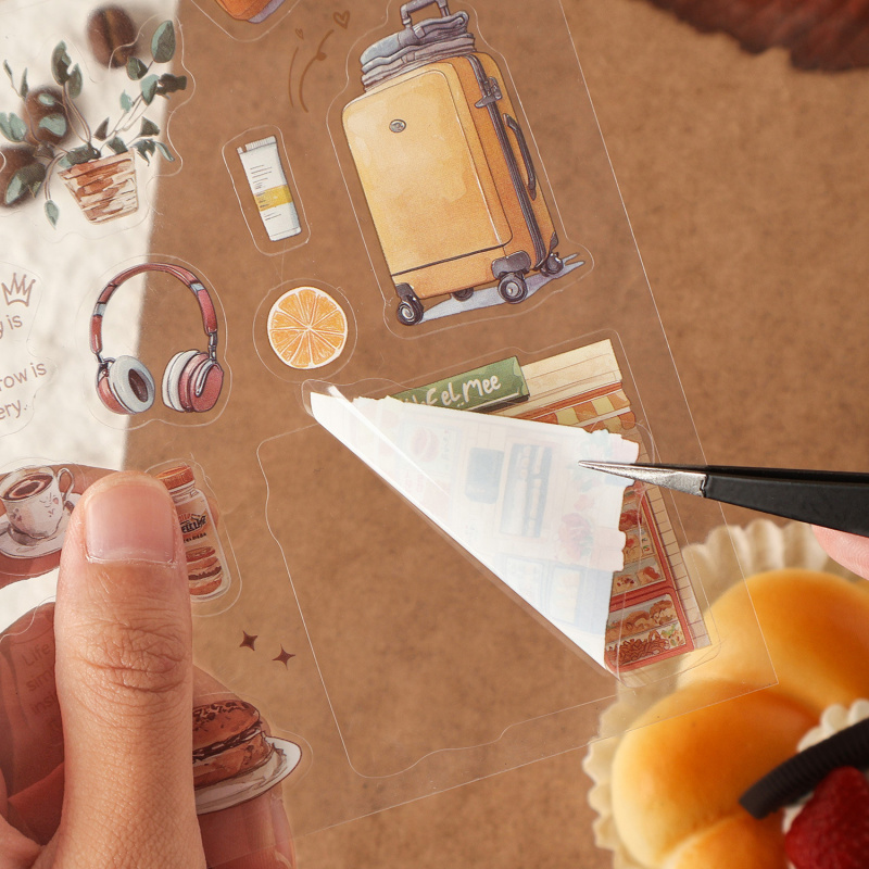4 szt./opak. Vintage naklejki  – Embellishments For Scrapbooking recenzja i cena
