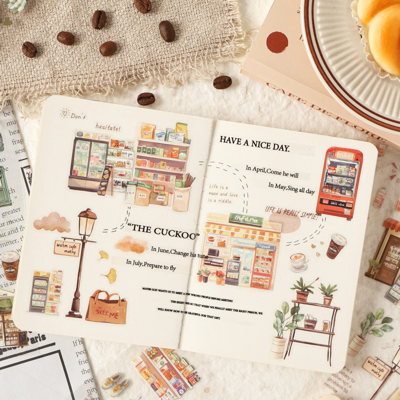 4 szt./opak. Vintage naklejki  – Embellishments For Scrapbooking recenzja i cena