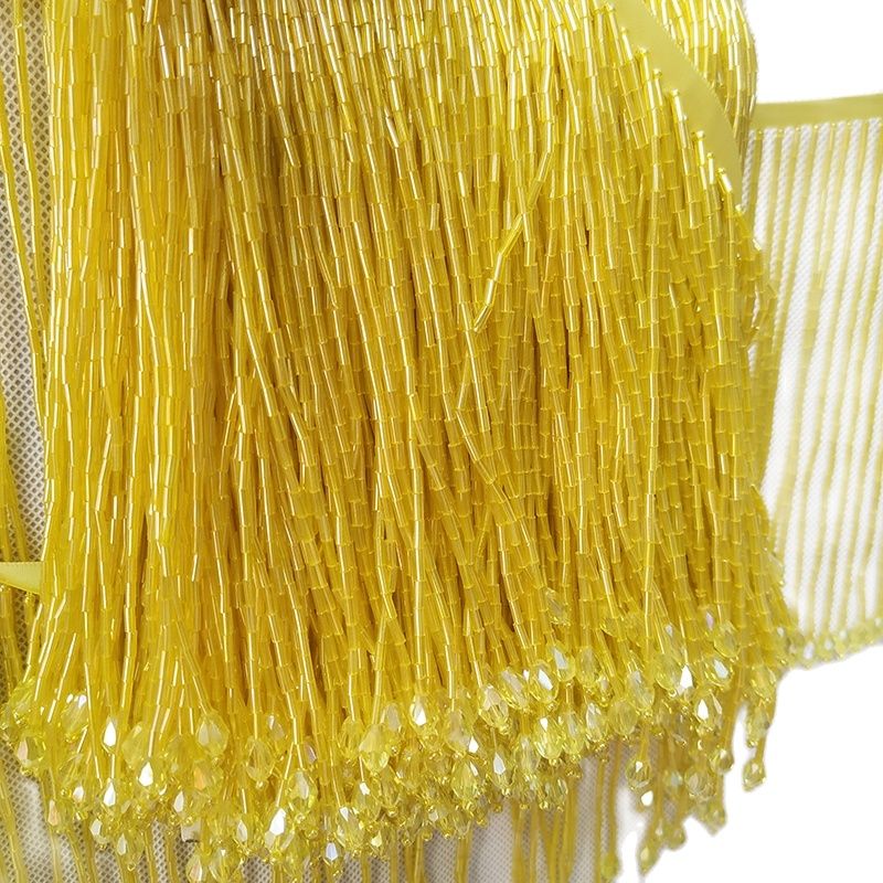 6 cali szerokie koraliki Bugle – Beaded Trim Fringe recenzja i cena
