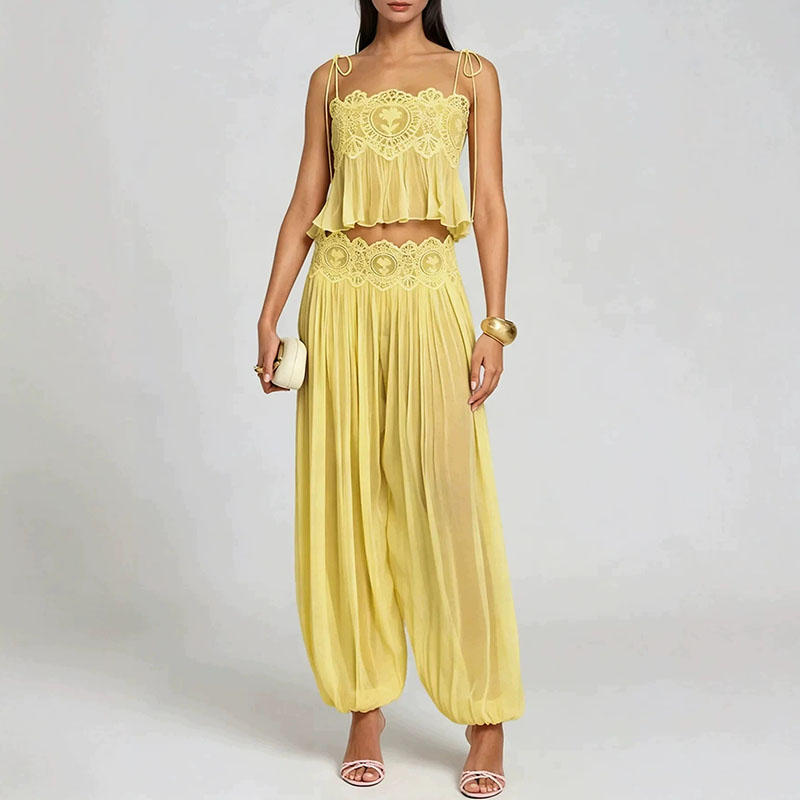 Komplet w stylu boho z koronko – Elastic Lace Trim recenzja i cena