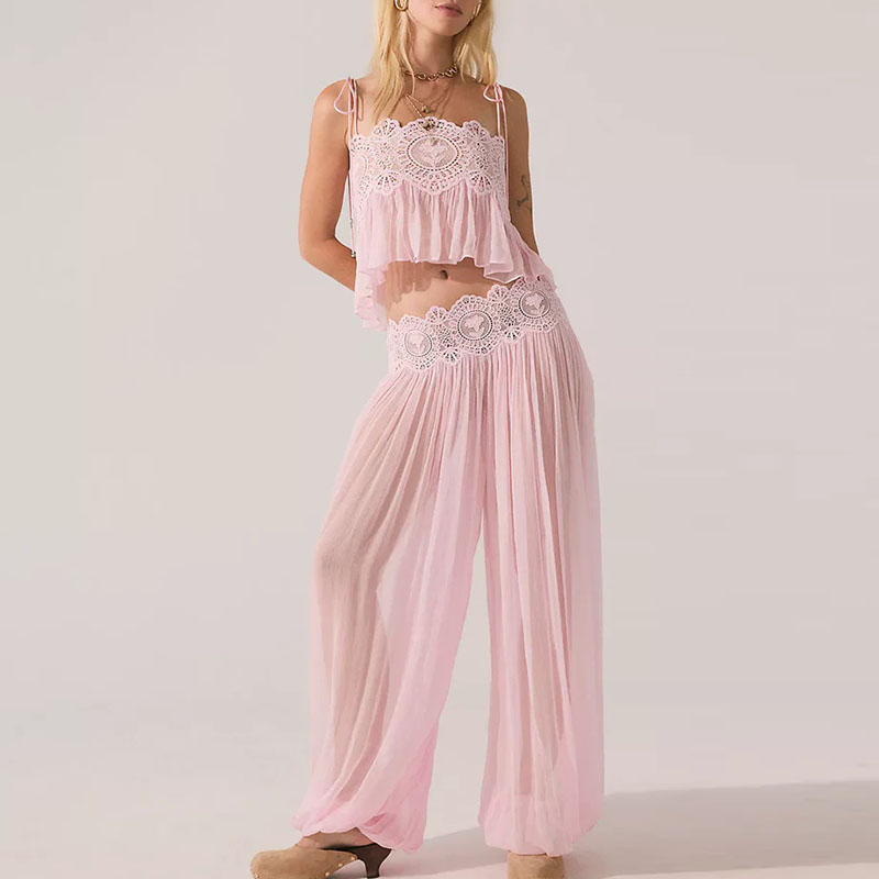 Komplet w stylu boho z koronko – Elastic Lace Trim recenzja i cena